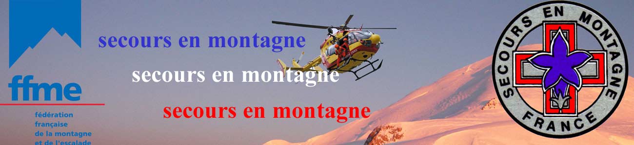 banniere secours montagne